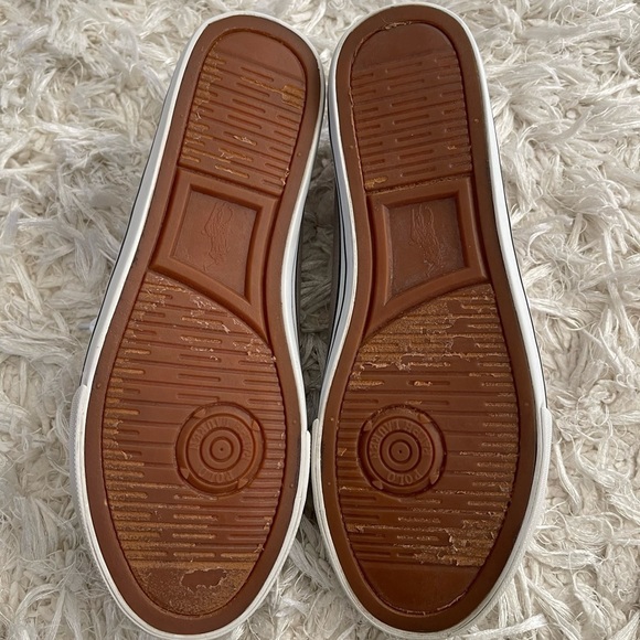 Polo Ralph Lauren gray canvas sneakers shoes - Picture 11 of 12